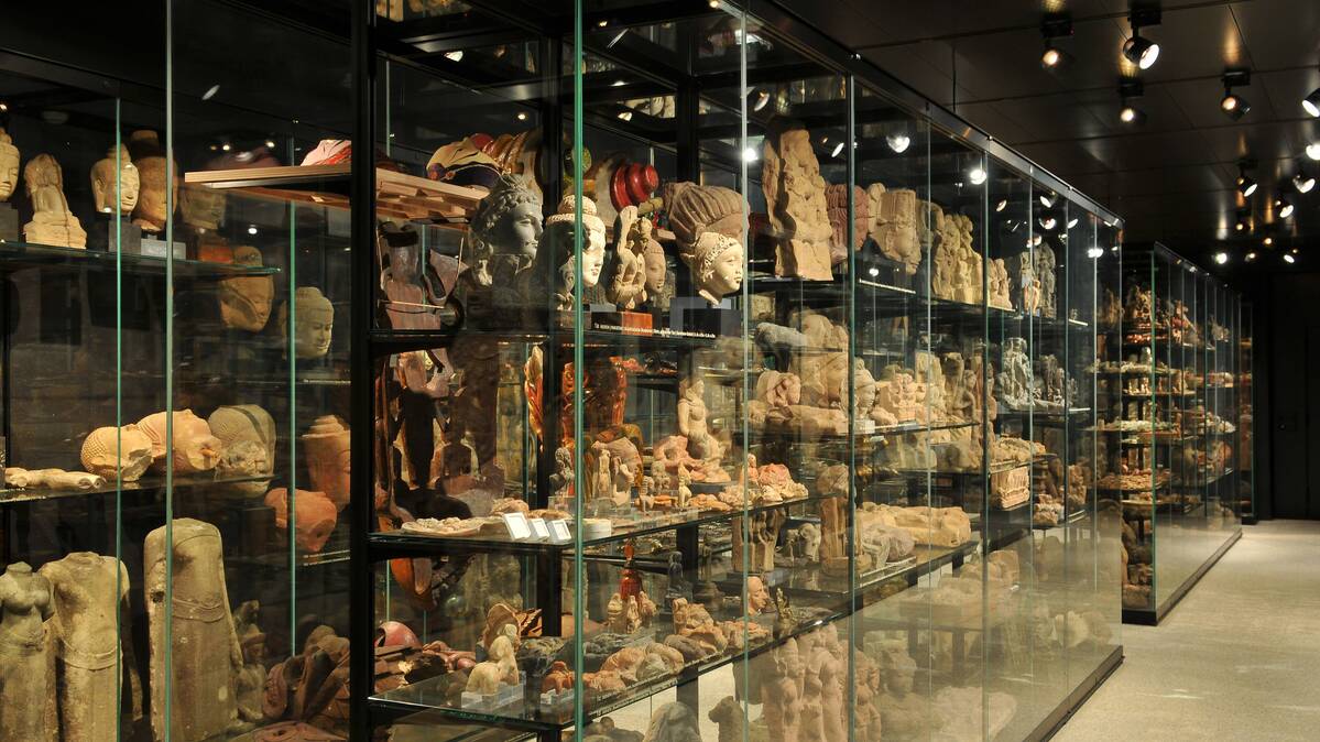 Schaudepot, Lagergestelle in staubdichter Ausführung | © Museum Rietberg