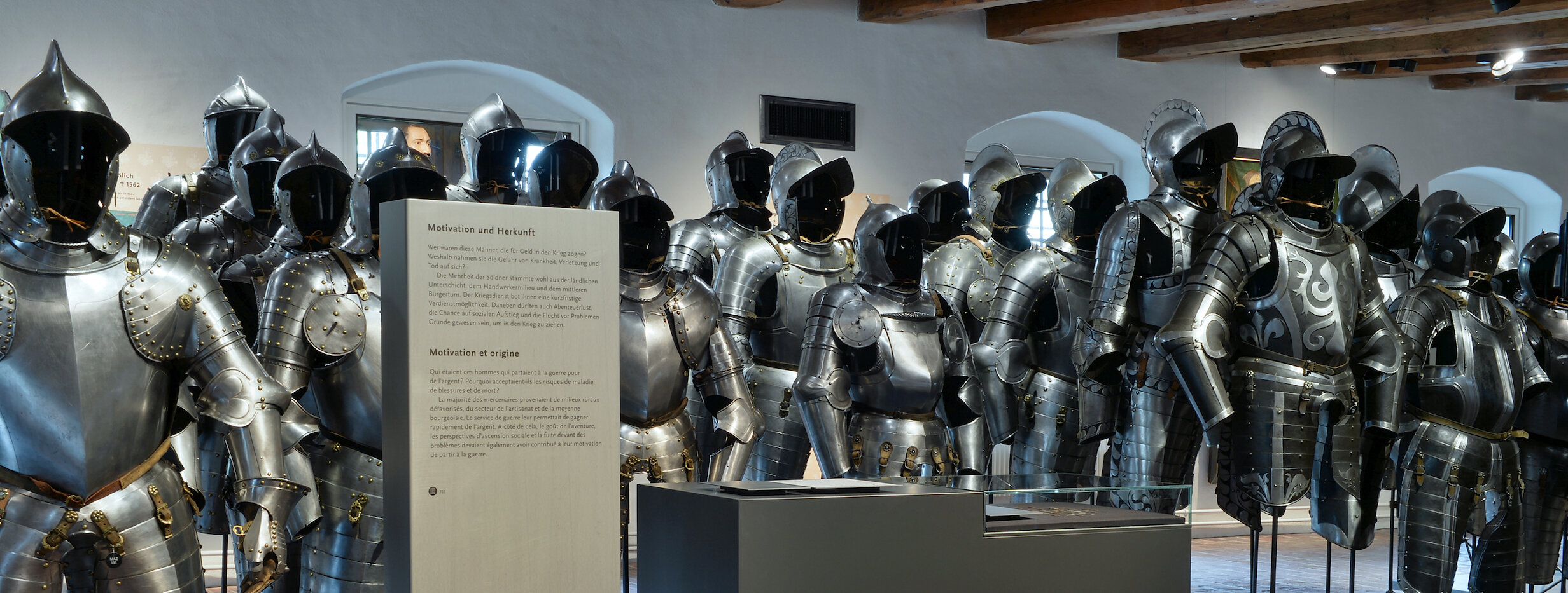 © Nicole Hänni, Museum Altes Zeughaus Wandhängevitrinen und freistehende Vitrinen, Museum Altes Zeughaus Solothurn | © Nicole Hänni, Museum Altes Zeughaus