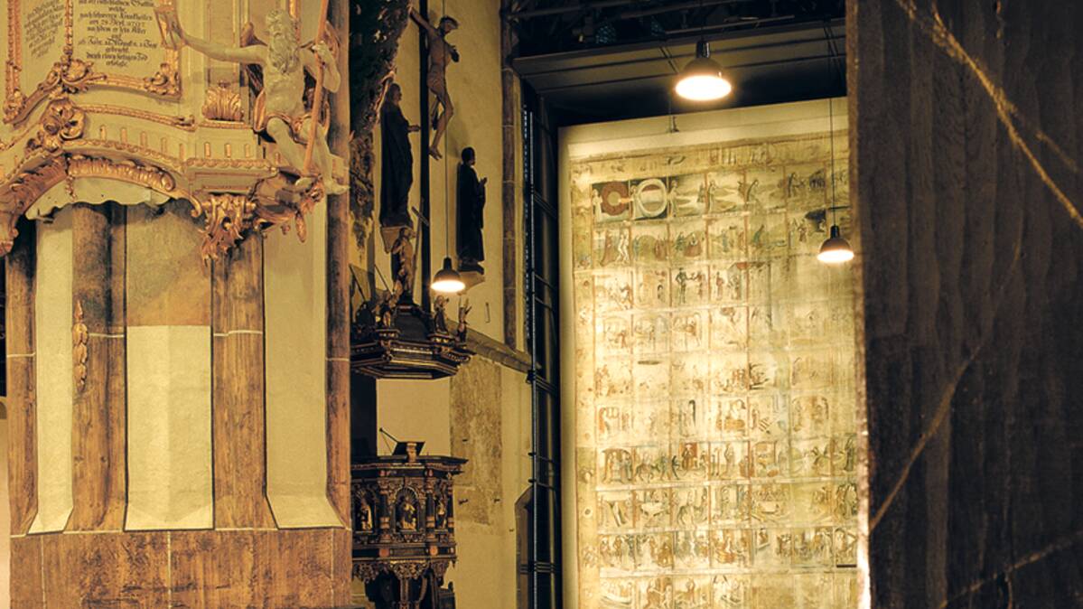 Guinness Buch der Rekorde: Grösste Vitrine der Welt, Zittauer Fastentuch